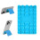 (Sky blue) Flexible Silicone Folding Stand - Strong Suction Universal Fit 1