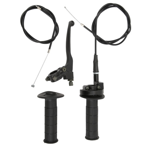 Kit cavi leva acceleratore/freno nero opaco 7/8 pollici 1