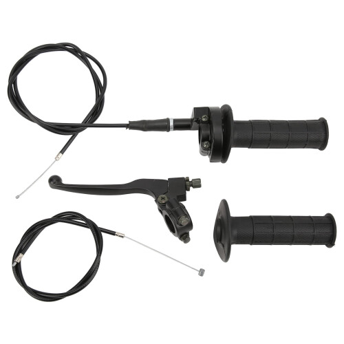 Kit cavi leva acceleratore/freno nero opaco 7/8 pollici 2