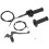 Kit cavi leva acceleratore/freno nero opaco 7/8 pollici 5