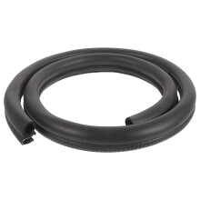 OUNONA Garagedeurafdichting Onderkant Zwart Rubber Universele Waterdichtingsbarrière voor Rol- en Schuifdeuren