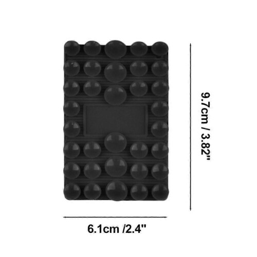 (Rose red) Flexible Silicone Folding Stand - Strong Suction Universal Fit 2