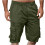 Lichtgewicht, sneldrogende cargoshorts voor heren, knielengte. 1