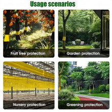 (1pcs, 10cm x10m) Yellow Sticky Insect Tape 5cm x 10m UV Resistant Pest Control for Greenhouse and Plants