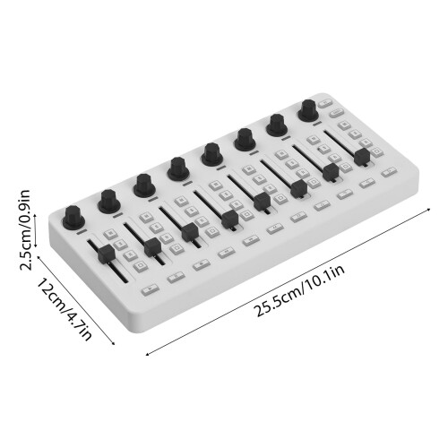 MIDI Controller with 43 Buttons 8 Knobs 8 Pads USB Bluetooth 1