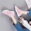 Women's Running Shoes Mesh Sole Pink Size 7.5 6