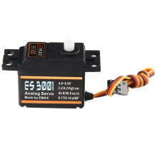 ES3001 4.8-6.0V 43g Plastic Gear Standard Analog Servo for RC Helicopter Boat Airplane