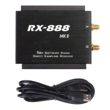 RX-888 MKII SDR Radio Receiver SDR Ham Radio Receiver LTC2208 16Bit ADC Direct Sampling Receiver R828D