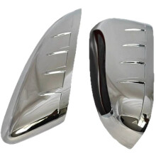 Electroplated Rearview Mirror Cap Half Cover Protective Cover for Explorer 2012-2016