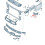 Front Bumper Bracket (Left) 8WD807283 Suitable for  A4 B9 1pcs 3