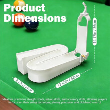 3D Printed Billiards Snooker Training Rack,Precision Pool Triangle for 15Ball Alignment,Practice Tool for Pool Tabl