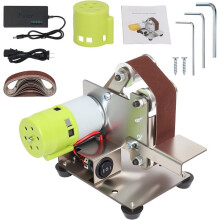 Belt Sander KnifeSharpener Electric, Polisher Machine for KnifeMaking, Wood Metal Working US Plug