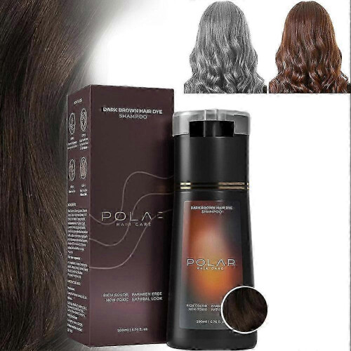 Problem Solving Dark Brown (B) 200ml Quick Color Shampoo - One Waste (Suitable for 200ml bottles)_cd1