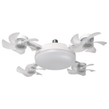 Unmanned Aerial Vehicle Silent Ceiling Fan Light Remote Control Dimming LED Living Room Bedroom Ceiling Fan Light