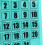 Sliding Puzzle Learning Toy Number Game 24-Piece Green 8