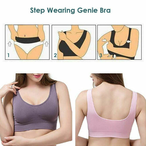 Σέξι σουτιέν Genie με ενίσχυση, χωρίς ραφές, push-up L-3XL 1