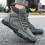 Men's Casual High-Top Leather Boots Warm Short Style 5