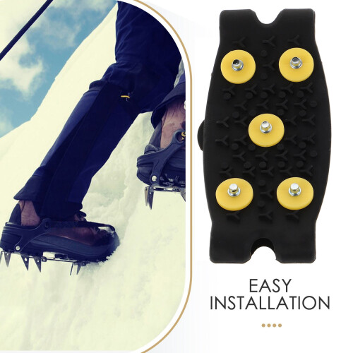 Silicone Ice Cleats for Boots 5-Spike Lightweight 2