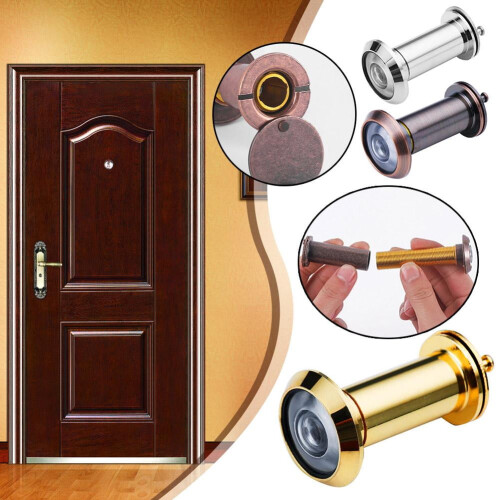 Front Door Peephole Viewer Mirror Security Cat Eye 1 pc 1