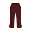 Calça de ioga feminina de perna larga com bolsos, comprimento 7/8. 7