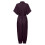Women's Solid Short-Sleeve Button Jumpsuit Casual 5