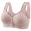 Dame Plus Size Printed Wireless Bralette Full Dekking 2