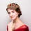 Diadema rosso oro con cristalli (1 pezzo) 8
