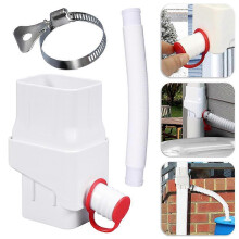 Rainwater Collection System Easy Installation Efficient Rain Barrel Diverter Kit for Outdoor Garden