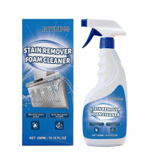 300ml Kitchen Foam Cleaner Heavy Duty Degreaser Spray for Kitchen & Bathroom - Multi-Surface Oil Stain Remover for Sink, Shower Glass & Basins