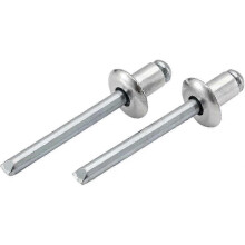 new 25-26 Rivets 20-100pcs M2.4 M3.2 M4 M5 M6 Aluminium Mushroon Head Break Mandrel Blind Rivets for Furniture