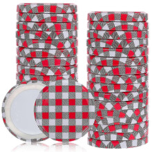 40Pcs Jam Jars Lids Screw Lids Twist Off Covers Storage Caps for Canning Jars