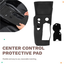 For Monjaro Xingyue L 2021-2026 Car Center Control Silicone Protective Pad Water Cup Mat Accessories Black