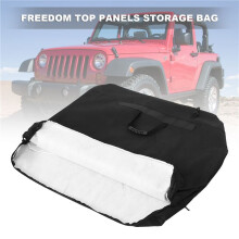 Freedom Top Panels Storage Bag for JK JKU JL JLU 2 Door 4 Door Hard Top Models JT 2007-2021 (Black)