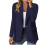 Γυναικείο Σακάκι Business Casual με Μακρυμάνικο και Ανοιχτό Μπροστά, Ελατήριο 2