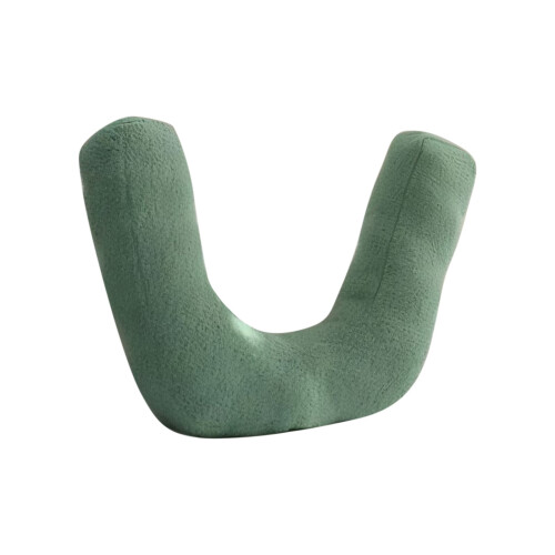 Coussin en peluche lettre U16x16 pouces 1