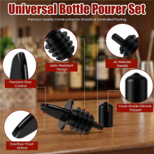 50Pcs Precise Control Liquor Pour Spout, Multi-Purpose Bottle Pourers for Wine, Olive Oil, Syrup