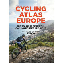 Cycling Atlas Europe by Claude Droussent Hardcover Book
