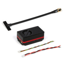 4.9G-6.0G 10W VTX Long Range FPV Video Transmitter 7-36V with Cooling Fan Antenna for FPV Drone