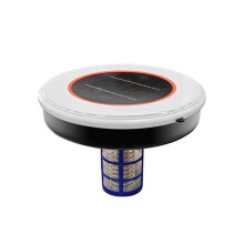 Ionizador Solar de Piscina Purificador de Água com Íons de Cobre e Prata, Limpa Água, Antialgas, Esterilizador de Lago Externo