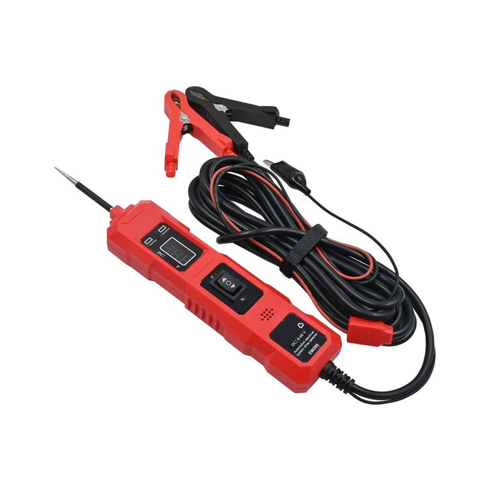 Em286 6-36V Automotive Circuit Tester, Dual Led Power Probe For Car Electrical System Diagnostics-4.5M 6031999944130