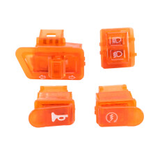 Motorcycle Horn Button Turn Signal Button Start Button for DIO ZX AF27 AF28 AF34 AF35 Orange