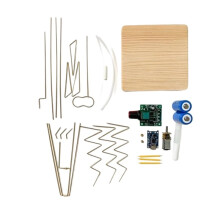 Mechanische Kunst Nachtlicht DIY Bastelset Anti-Blendung Windmühle Rotierende Schreibtischlampe Nachttisch Wohnheim Dekor für Frauen Geschenk