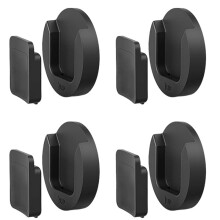 4er-Pack Magnetischer Fernbedienungs-Halter Wandmontage Steuerungshalter für Ventilator/Klimaanlage, Selbstklebende Steuerungsspeicherung