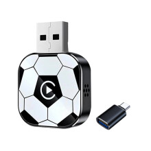2in1 Wireless Carplay Adapter Android AUTO USB AI Box Bluetooth5.0+WiFi Wired CarPlay to Wireless Carplay A