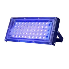 LED Flood Light 395nm LED UV Curing Lamp 50W Shadowless Glue Curing Lamp Green Oil DIY Resin Jewelry Making