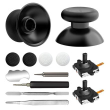 VR Joystick Vervangset voor Quest 2 Controller Thumbstick Grepen voor Meta Quest 2 Handgreep Reparatieset