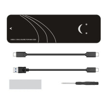 NVME M2 SSD Gehäuse USB 3.2 GEN2 SSD Gehäuse 20Gb M.2 Box für für Air Pro Retina 2013 2014 2015 2016 2017