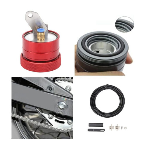 Motorcycle Chain Oiler, Universal Motorcycle Chain Lubricator Rugged Chain Oiler System Chain Oiler Accessories 2