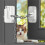 Adjustable Window Security Locks for UPVC & Wooden Frames, Self-Adhesive, No Drilling 6