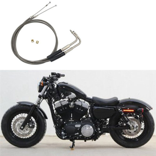 56579-02A Kit de Cabo de Acelerador e Marcha Lenta de Motocicleta de 42 Polegadas para  Davidson XL FLT 1996+ 1